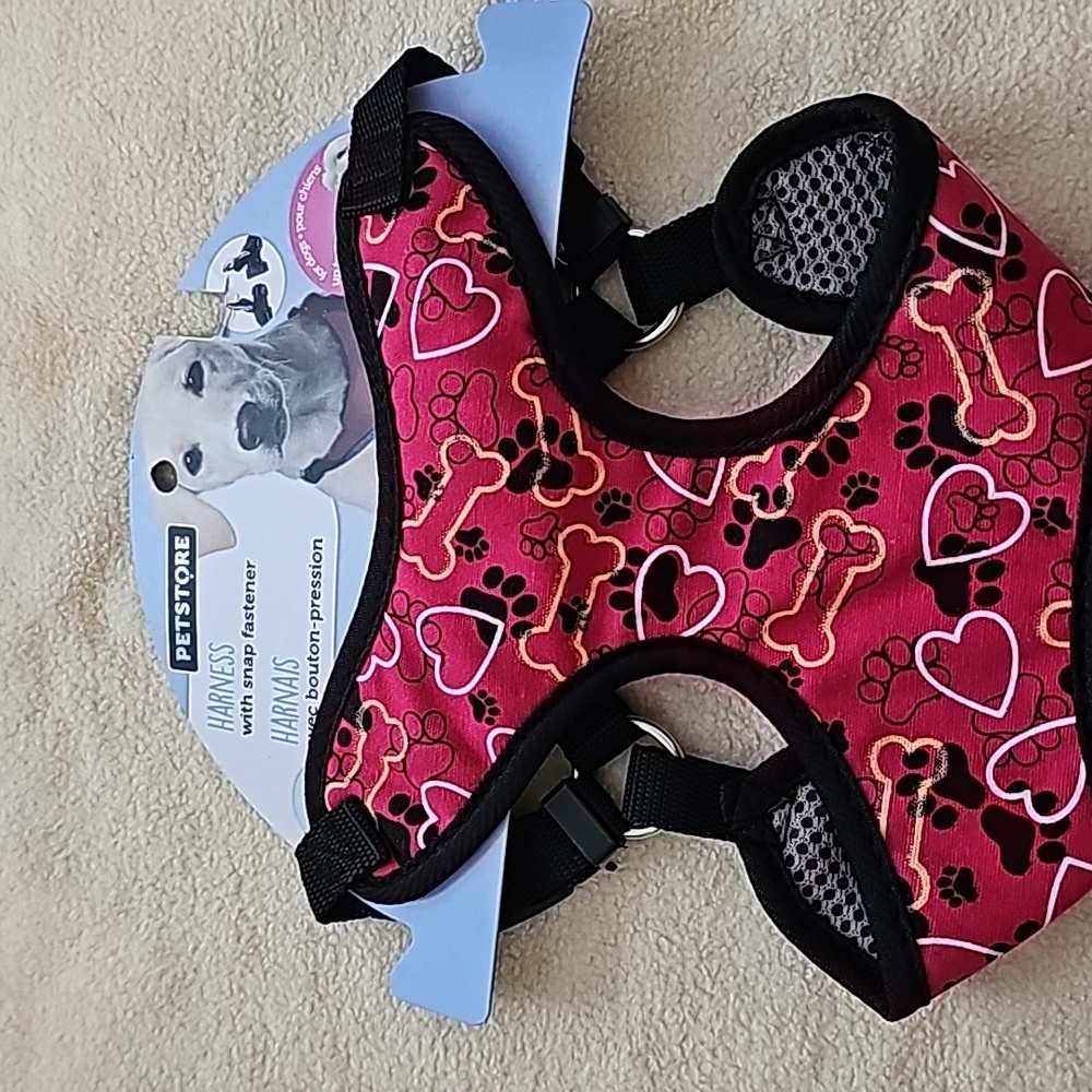 Dog Harness with snap fasteners